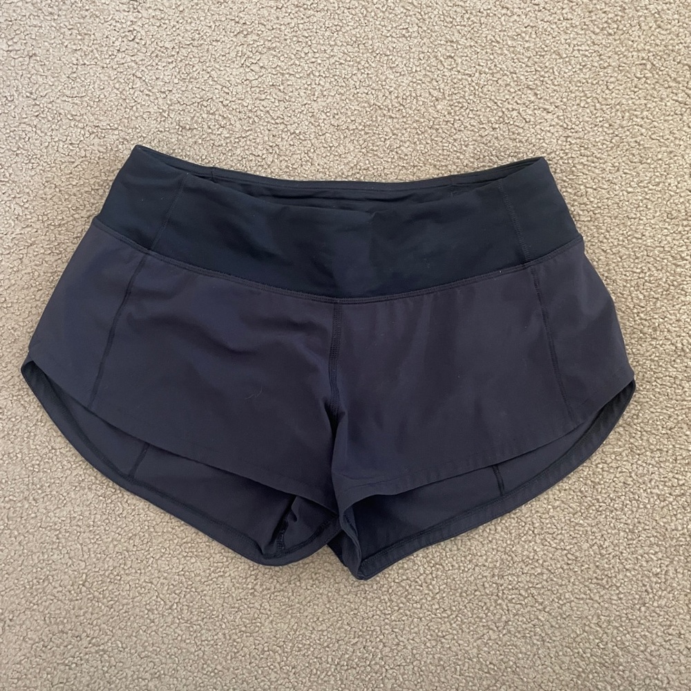 Lululemon Low Rise Speed Up Lined Shorts 2.5”
